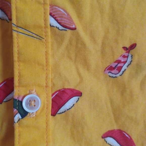Forever 21 Boys 5/6 Button Up Sushi Shirt - Picture 4 of 5